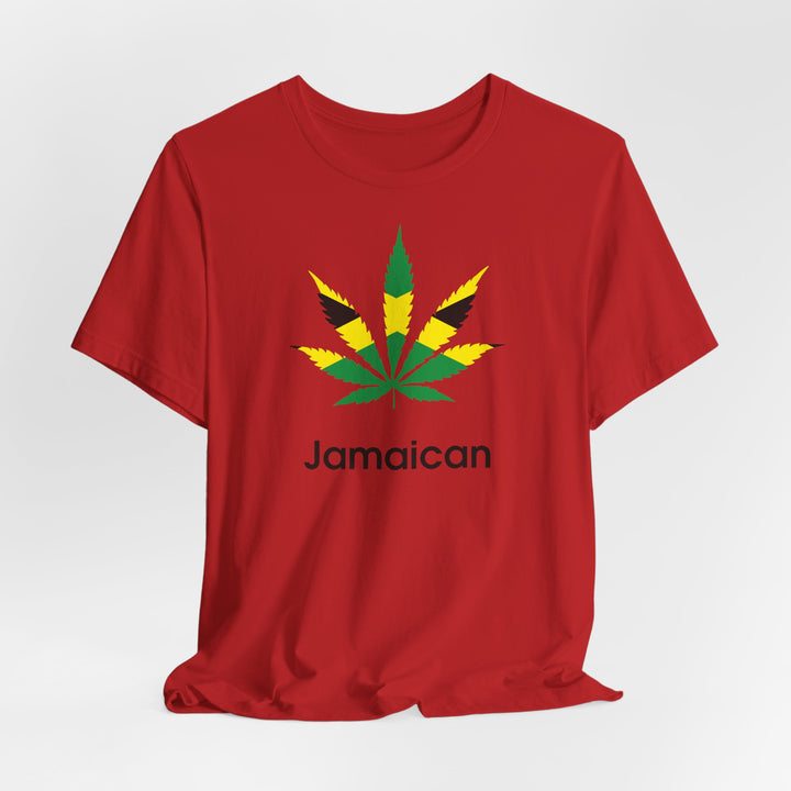 Jamaican Leaf Unisex Jersey Tee - Celebrate Culture & Vibe