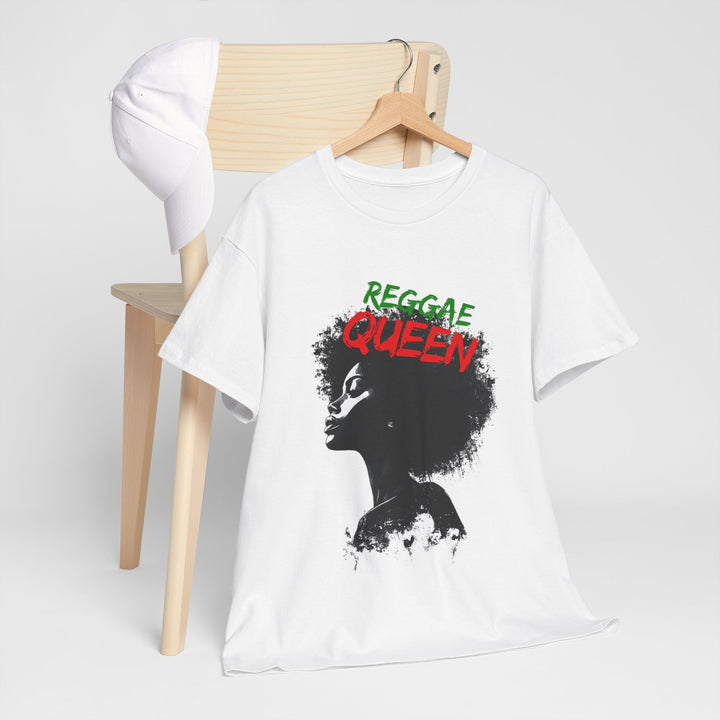 Reggae Queen Unisex Heavy Cotton Tee - Celebrate Your Vibe