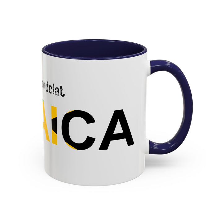 Jamaica Inspired Accent Coffee Mug - Perfect for Coffee Lovers and Island Vibes