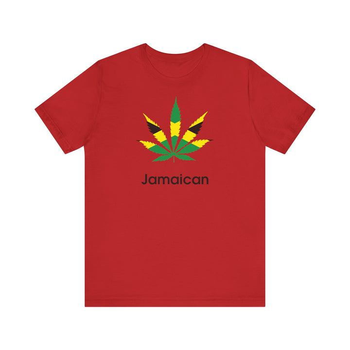 Jamaican Leaf Unisex Jersey Tee - Celebrate Culture & Vibe