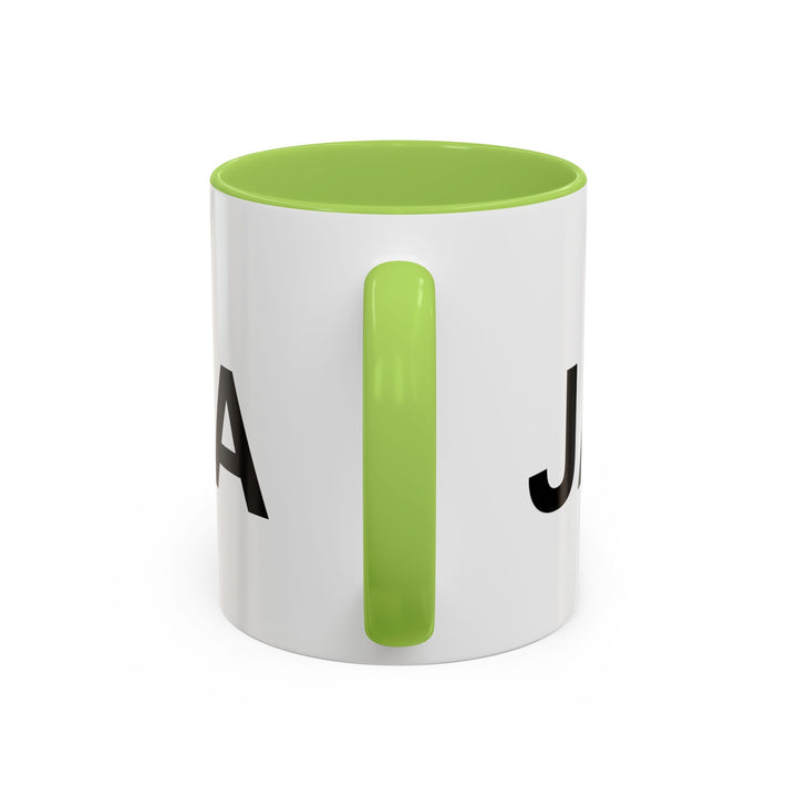 Jamaica Inspired Accent Coffee Mug - Perfect for Coffee Lovers and Island Vibes