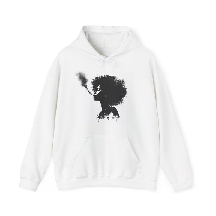 Empowered Woman Hoodie - Unisex Heavy Blend™ Sweatshirt with Afro Design