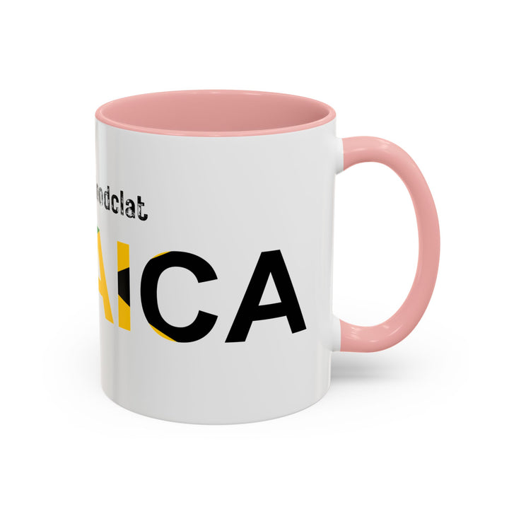 Jamaica Inspired Accent Coffee Mug - Perfect for Coffee Lovers and Island Vibes