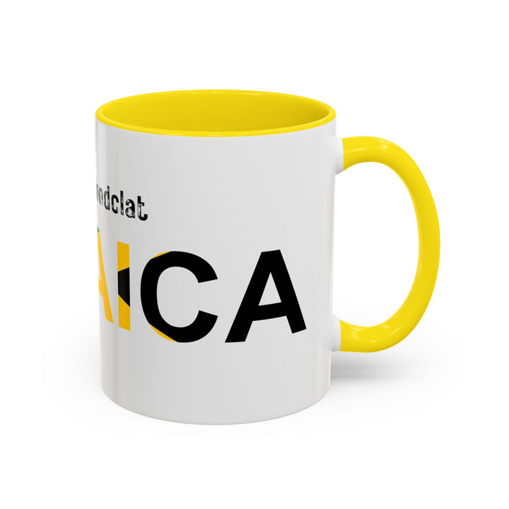 Jamaica Inspired Accent Coffee Mug - Perfect for Coffee Lovers and Island Vibes