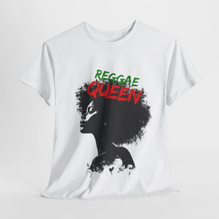 Reggae Queen Unisex Heavy Cotton Tee - Celebrate Your Vibe