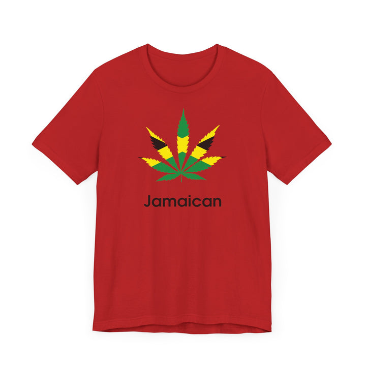 Jamaican Leaf Unisex Jersey Tee - Celebrate Culture & Vibe