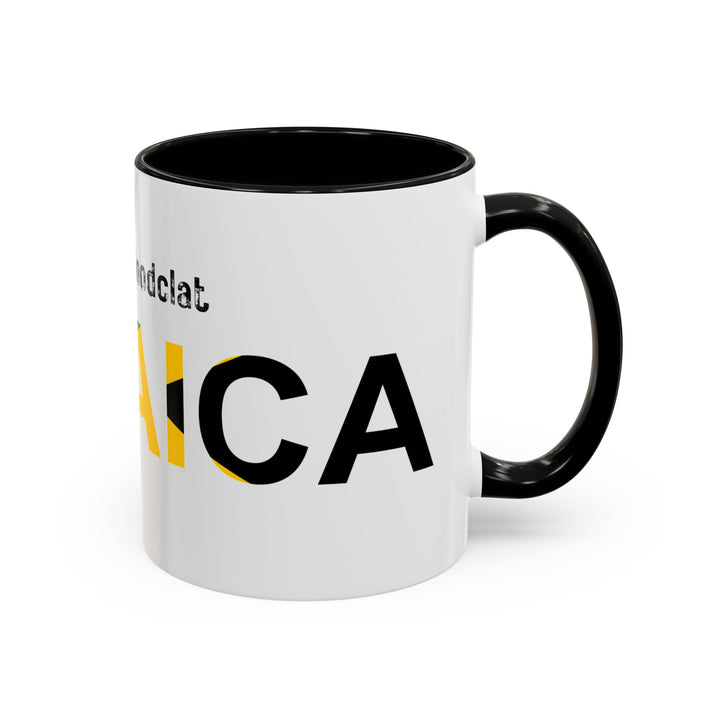 Jamaica Inspired Accent Coffee Mug - Perfect for Coffee Lovers and Island Vibes