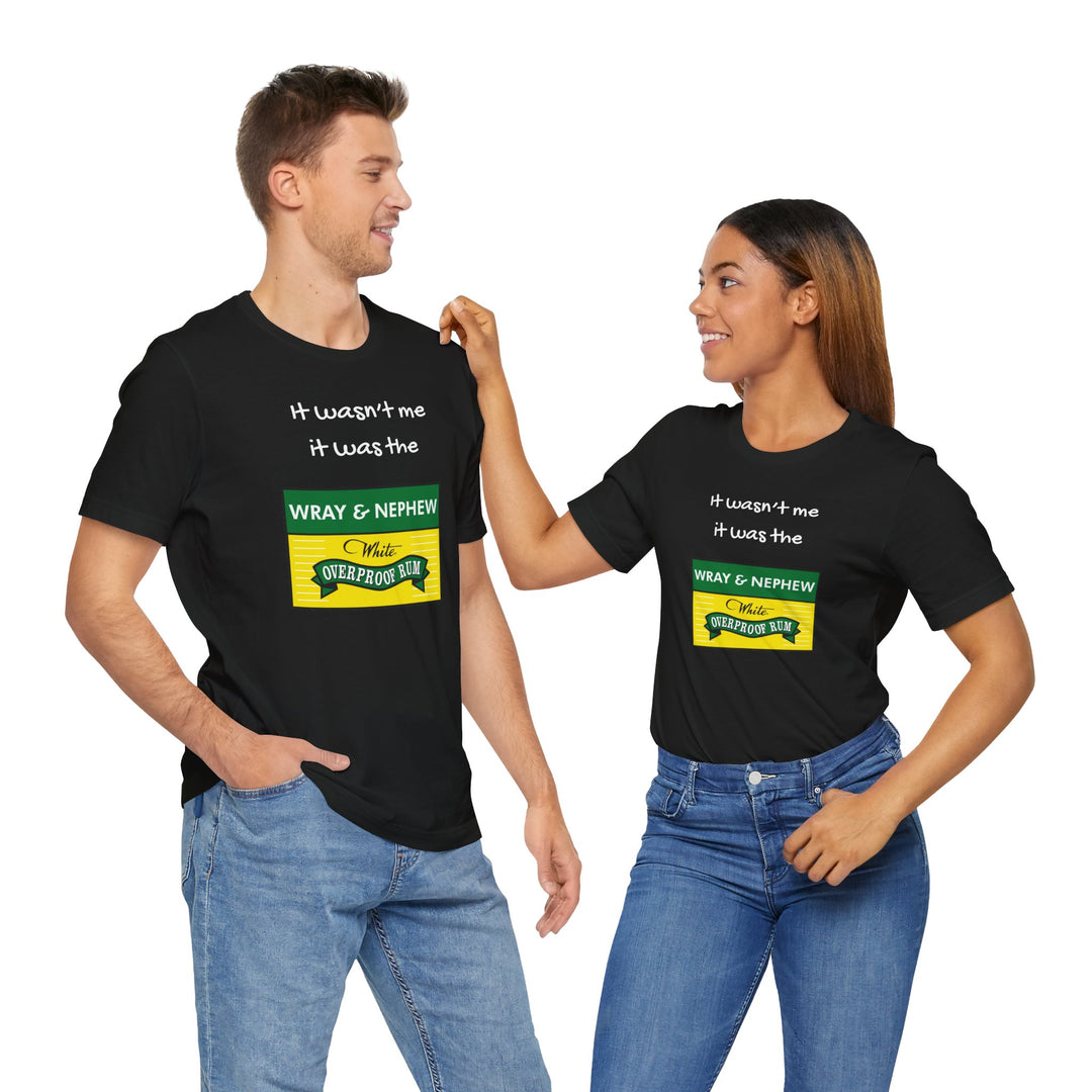 Wray & Nephew Overproof Rum Unisex Short Sleeve Tee - Casual Drink Enthusiast Shirt