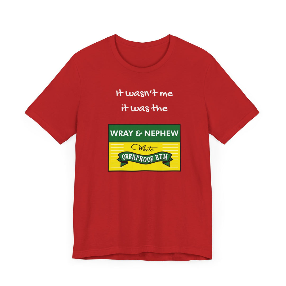 Wray & Nephew Overproof Rum Unisex Short Sleeve Tee - Casual Drink Enthusiast Shirt