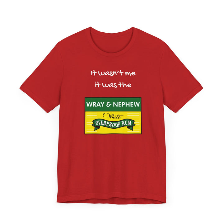 Wray & Nephew Overproof Rum Unisex Short Sleeve Tee - Casual Drink Enthusiast Shirt