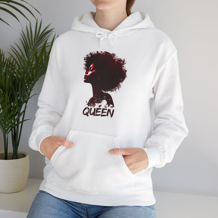 Queen Hoodie - Unisex Heavy Blend™ Sweatshirt for Empowerment and Everyday Comfort