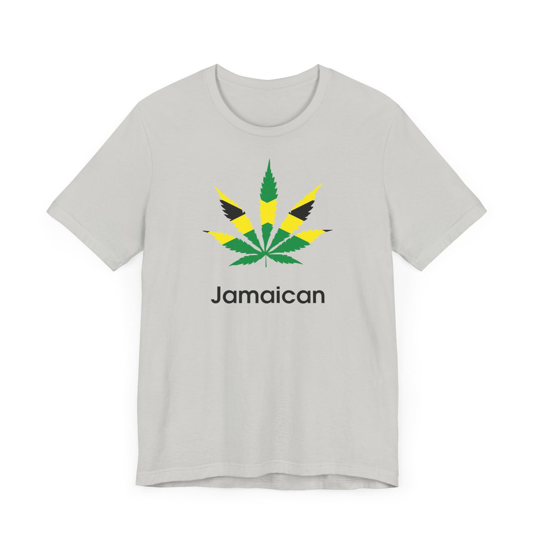 Jamaican Leaf Unisex Jersey Tee - Celebrate Culture & Vibe