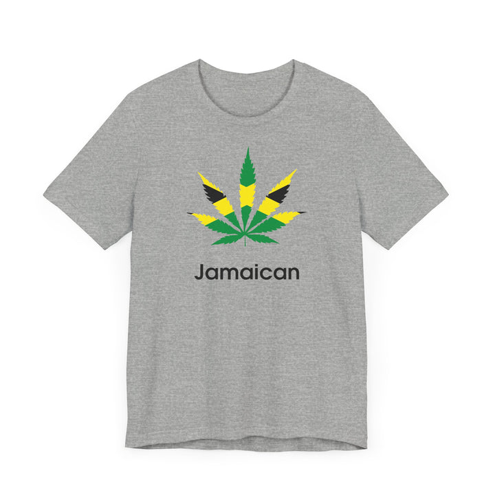 Jamaican Leaf Unisex Jersey Tee - Celebrate Culture & Vibe