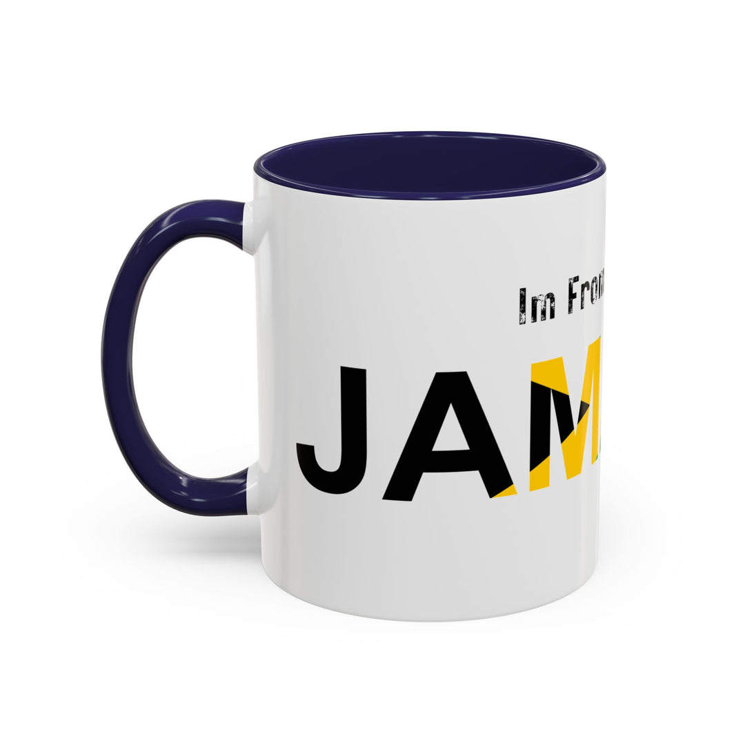 Jamaica Inspired Accent Coffee Mug - Perfect for Coffee Lovers and Island Vibes