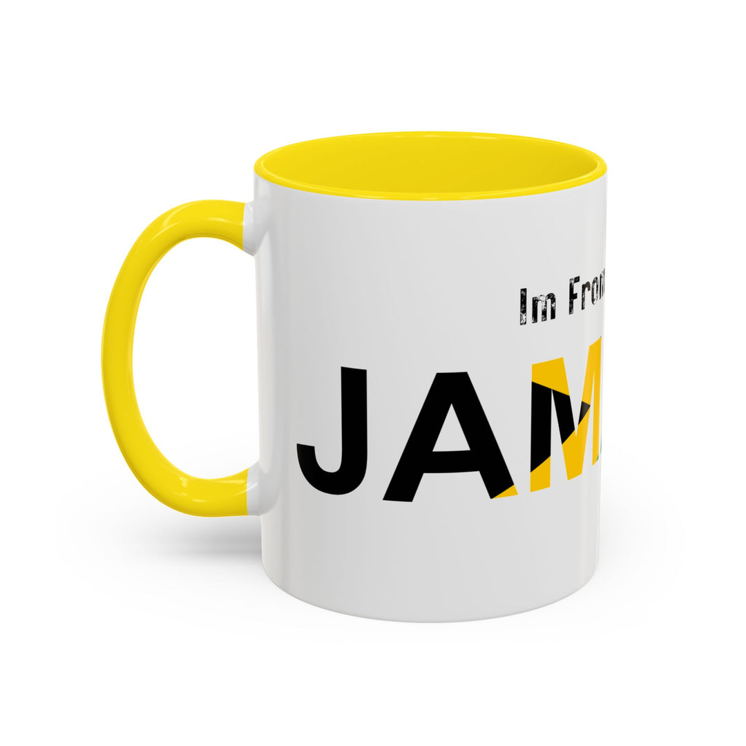 Jamaica Inspired Accent Coffee Mug - Perfect for Coffee Lovers and Island Vibes