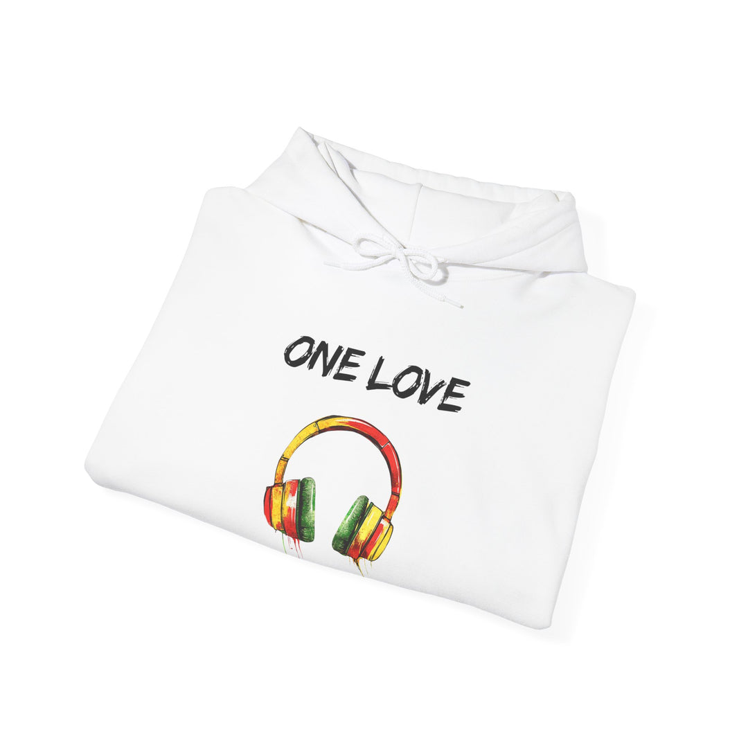 One Love Hoodie - Unisex Heavy Blend™ Sweatshirt for Music Lovers