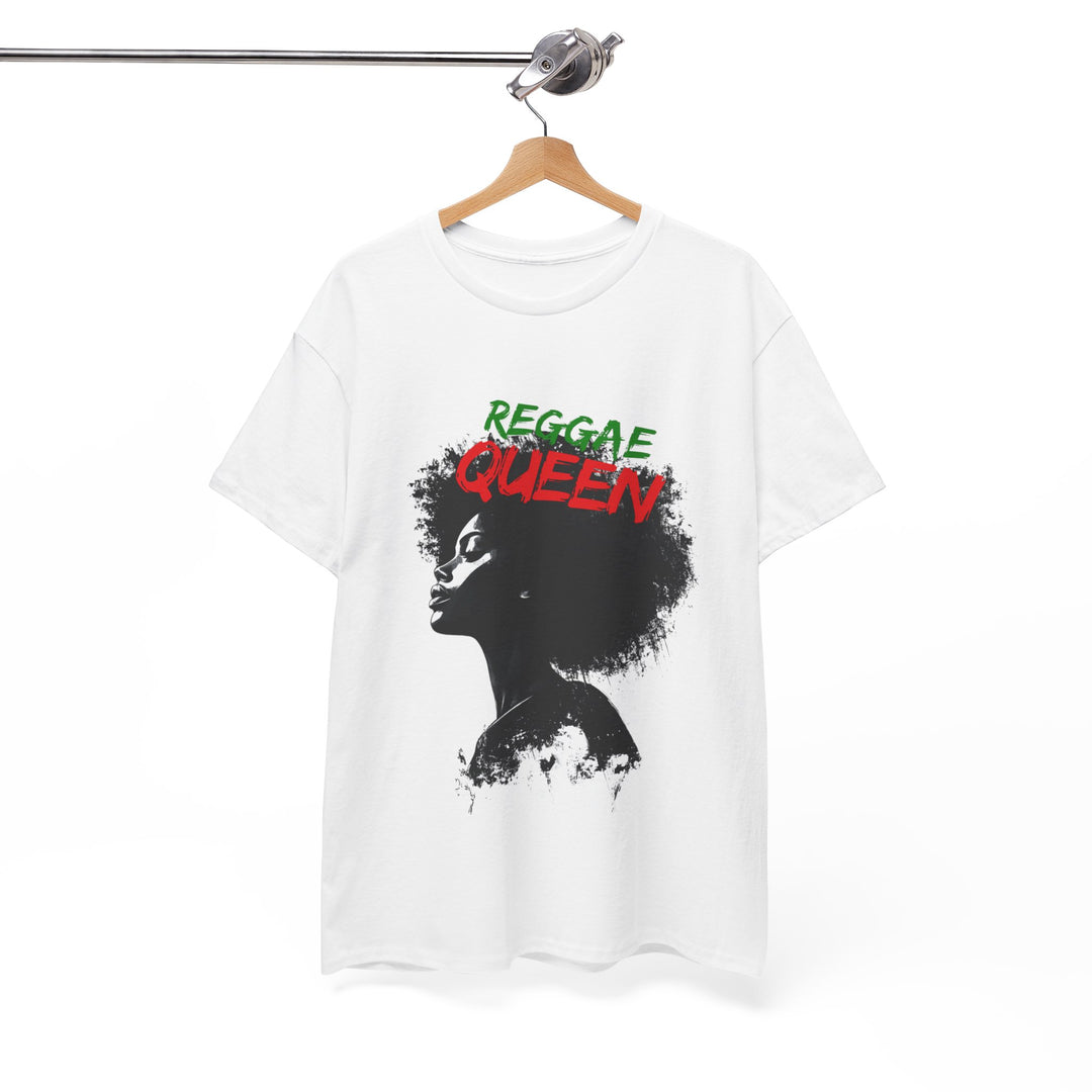 Reggae Queen Unisex Heavy Cotton Tee - Celebrate Your Vibe