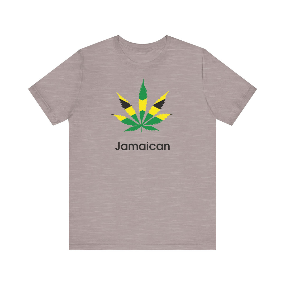 Jamaican Leaf Unisex Jersey Tee - Celebrate Culture & Vibe