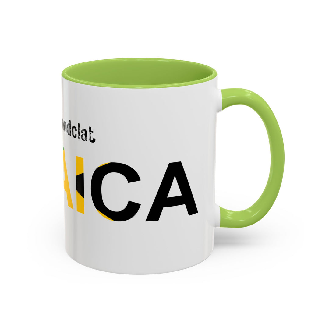 Jamaica Inspired Accent Coffee Mug - Perfect for Coffee Lovers and Island Vibes