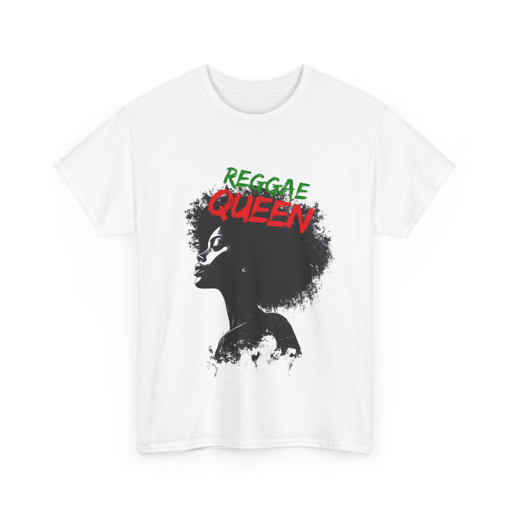 Reggae Queen Unisex Heavy Cotton Tee - Celebrate Your Vibe