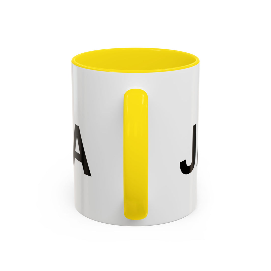 Jamaica Inspired Accent Coffee Mug - Perfect for Coffee Lovers and Island Vibes