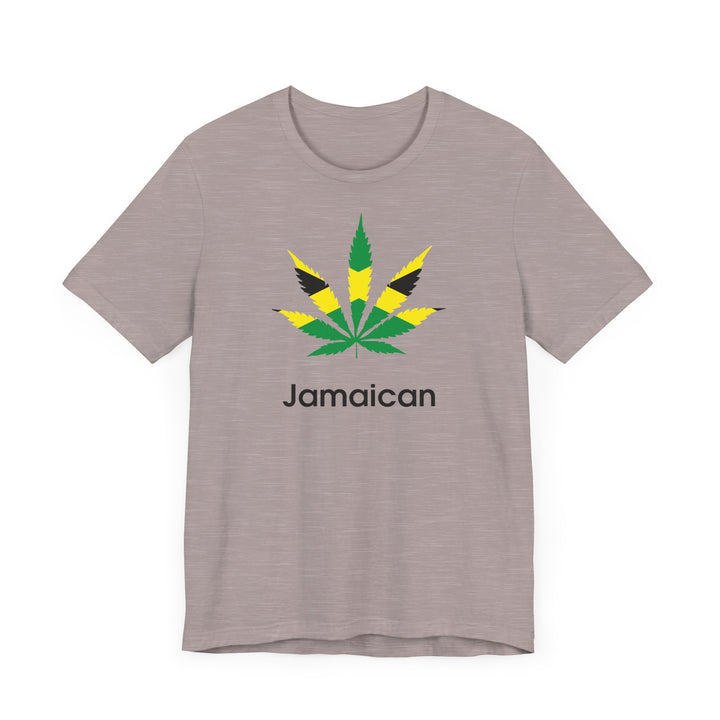 Jamaican Leaf Unisex Jersey Tee - Celebrate Culture & Vibe