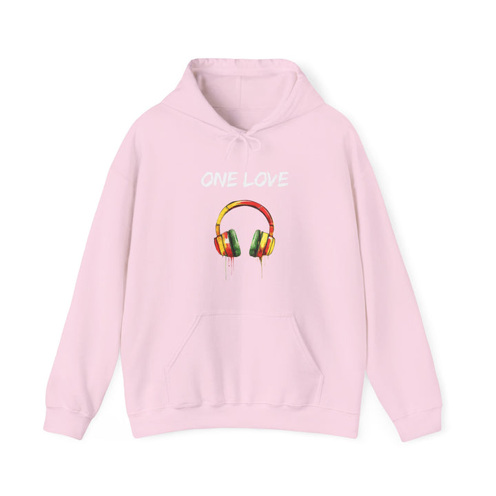 Vibrant Music Headphones Hoodie - Unisex Heavy Blend™ Sweatshirt for Music Lovers