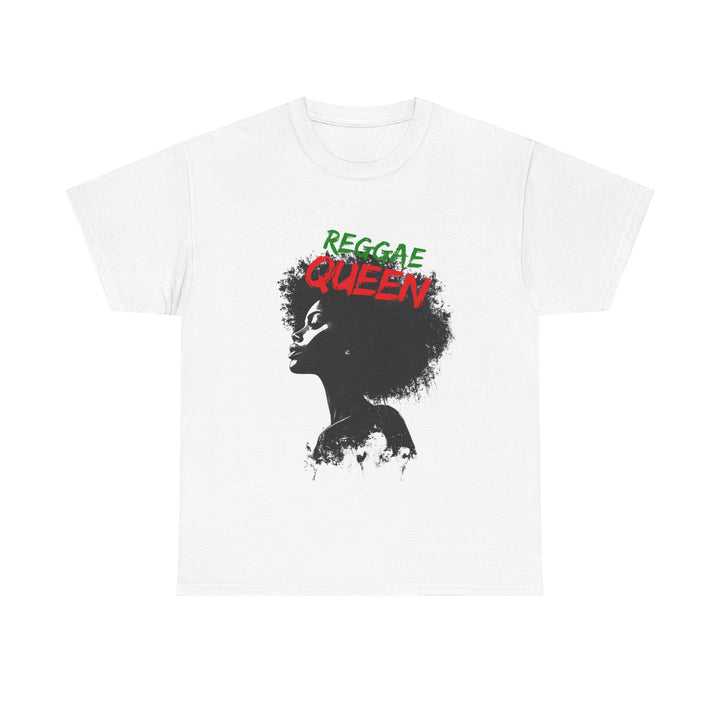 Reggae Queen Unisex Heavy Cotton Tee - Celebrate Your Vibe