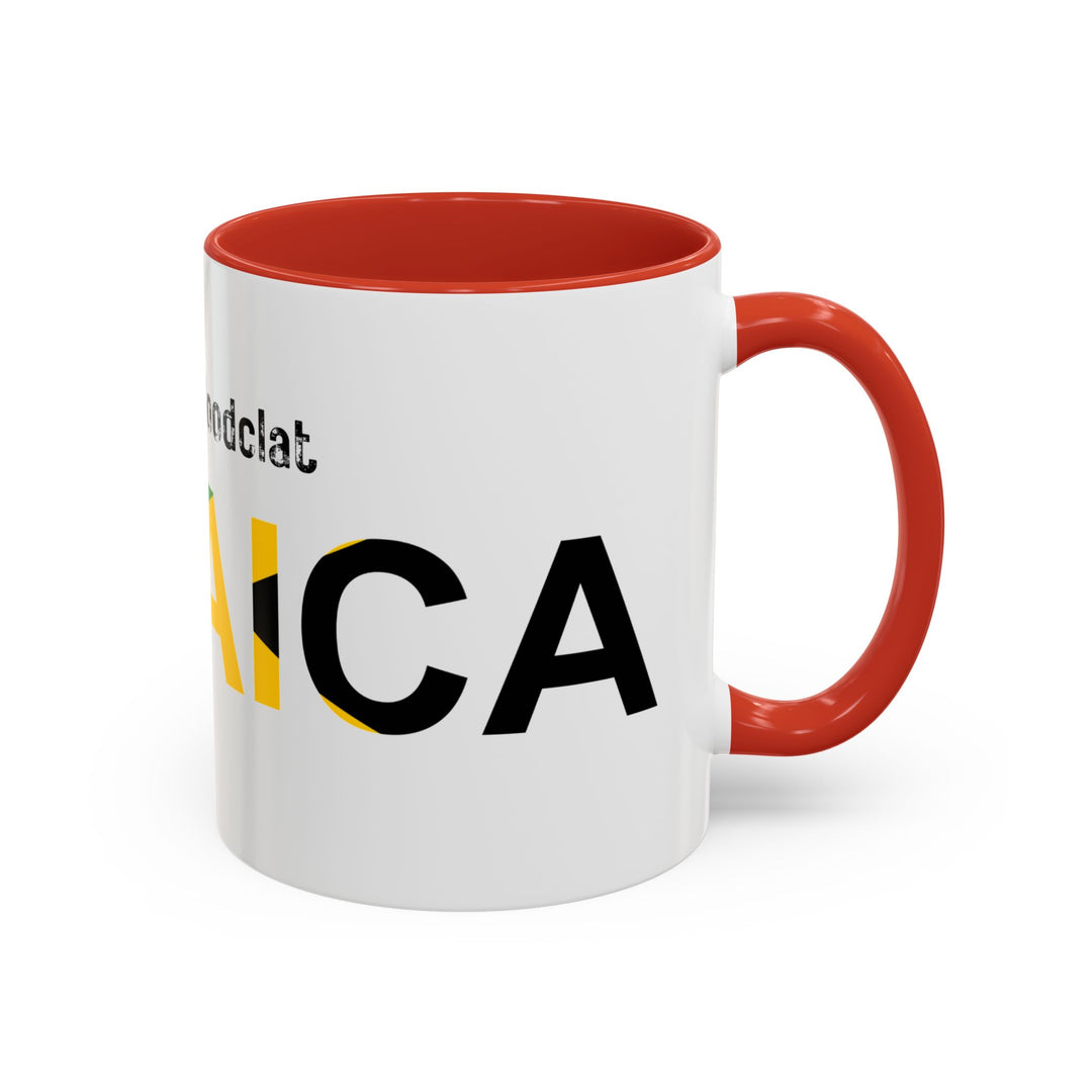 Jamaica Inspired Accent Coffee Mug - Perfect for Coffee Lovers and Island Vibes